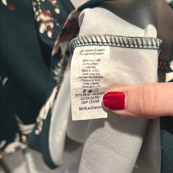 Green High Low Sundress with Sleeveless Halter Neckline for Wedding Guest - Picture 2 of 6